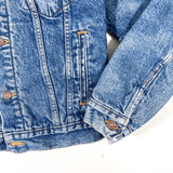 Vintage 80’s Levi’s Blanket Lined Cherub Back Patch Denim Jacket