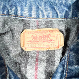 Vintage 80’s Levi’s Blanket Lined Cherub Back Patch Denim Jacket