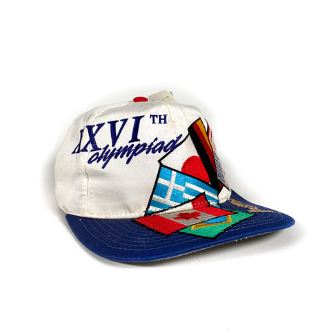 Vintage 1996 Atlanta Olympics Flags Starter Hat