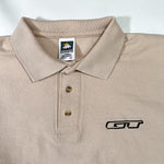 Vintage 90’s GT Bicycles Tan Knit Polo Shirt