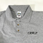 Vintage 90’s GT Bicycles Gray Knit Polo Shirt