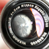 Vintage 50’s Sears Tower 42 Nikkor 5cm f/2 Rangefinder 35mm Film Camera