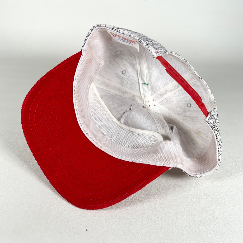 San Francisco 49ers Vintage Hat Snapback Cap 90s White Pinstripe