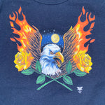 Vintage 2001 Bike Week Flaming Eagle T-Shirt