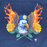 Vintage 2001 Bike Week Flaming Eagle T-Shirt