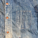 Vintage 60's Blue Bell Blanket Lined Denim Chore Jacket