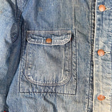 Vintage 60's Blue Bell Blanket Lined Denim Chore Jacket
