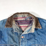 Vintage 60's Blue Bell Blanket Lined Denim Chore Jacket