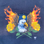 Vintage 2001 Bike Week Flaming Eagle T-Shirt