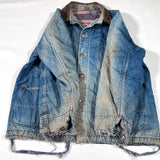 Vintage 60's Blue Bell Blanket Lined Denim Chore Jacket