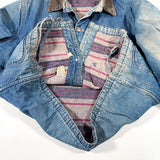 Vintage 60's Blue Bell Blanket Lined Denim Chore Jacket