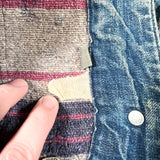 Vintage 60's Blue Bell Blanket Lined Denim Chore Jacket