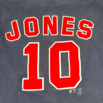 Vintage 2001 Atlanta Braves Chipper Jones #10 T-Shirt