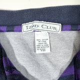 Vintage 90's IZOD Club Vertical Striped Polo Shirt