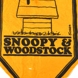 Vintage 70's Snoopy & Woodstock Felt Wall Banner