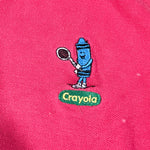Vintage 90's IZOD Crayola Blue Crayon Tennis Polo Shirt