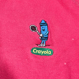 Vintage 90's IZOD Crayola Blue Crayon Tennis Polo Shirt