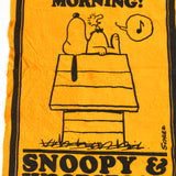 Vintage 70's Snoopy & Woodstock Felt Wall Banner