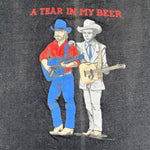 Vintage 80's Hank Williams Jr Tear in my Beer T-Shirt