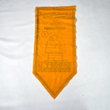 Vintage 70's Snoopy & Woodstock Felt Wall Banner