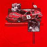 Vintage Y2K Dale Earnhardt JR Bud NASCAR T-Shirt