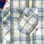 Vintage 80’s Wrangler Cowboy Cut Deadstock Plaid Pearl Snap Shirt