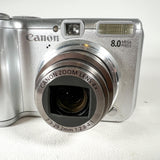 Modern 2007 Canon PowerShot A630 8.0MP CCD Digital Camera
