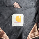 Vintage Y2K Carhartt Active Duck Canvas Hooded Work Jacket