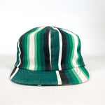 Vintage 50's Green Striped Conductors Hat