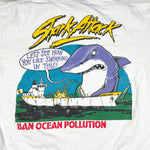 Vintage 90's Shark Attack Ocean Conservation T-Shirt