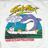 Vintage 90's Shark Attack Ocean Conservation T-Shirt