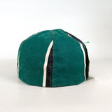 Vintage 50's Green Striped Conductors Hat