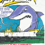 Vintage 90's Shark Attack Ocean Conservation T-Shirt