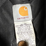 Vintage 2010 Carhartt Black Quilted Active Hooded Work Jacket