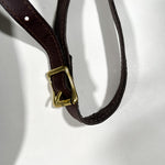Vintage 90’s Orvis Green Canvas & Leather Crossbody Shoulder Bag