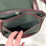 Vintage 90’s Orvis Green Canvas & Leather Crossbody Shoulder Bag