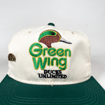 Vintage 90's Ducks Unlimited Green Wing Hat