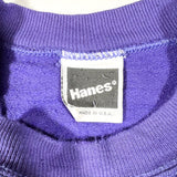Vintage 80’s Hanes Made in USA Purple Crewneck Sweatshirt