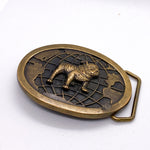 Vintage 80's Mack Trucks Brass Belt Buckle