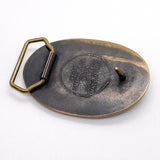 Vintage 80's Mack Trucks Brass Belt Buckle