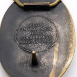 Vintage 80's Mack Trucks Brass Belt Buckle