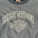 Vintage 90's Harley-Davidson Made in USA Gray Crewneck Sweatshirt