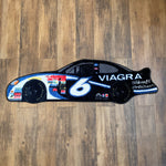 Vintage Y2K NASCAR #6 Viagra Mark Martin Car Shaped Rug
