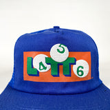 Vintage 80's 456 Lotto Lottery Trucker Hat