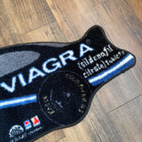 Vintage Y2K NASCAR #6 Viagra Mark Martin Car Shaped Rug