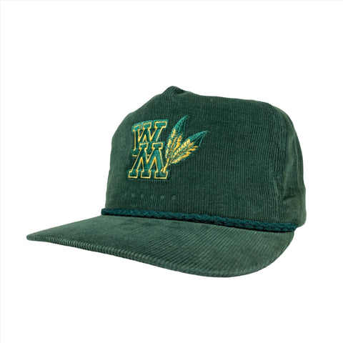 Vintage 80's William & Mary University Corduroy Hat