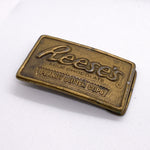 Vintage 80's Reese's Peanut Butter Cup Candy Belt Buckle