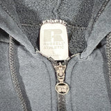 Vintage 90’s Russell Athletic Cropped Zip Hoodie Sweatshirt
