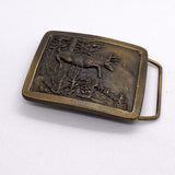 Vintage 1977 Deer Buck Belt Buckle