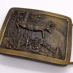 Vintage 1977 Deer Buck Belt Buckle